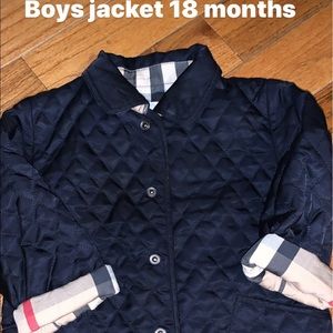 Burberry infant jacket  original jacket